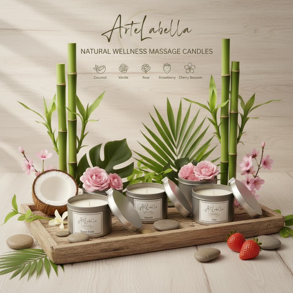 Velas de masaje