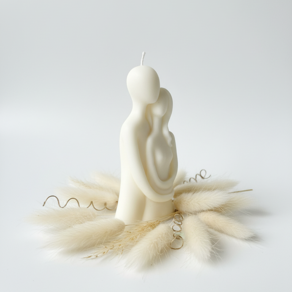 Vela Decorativa Pareja Abrazo - Amor Eterno