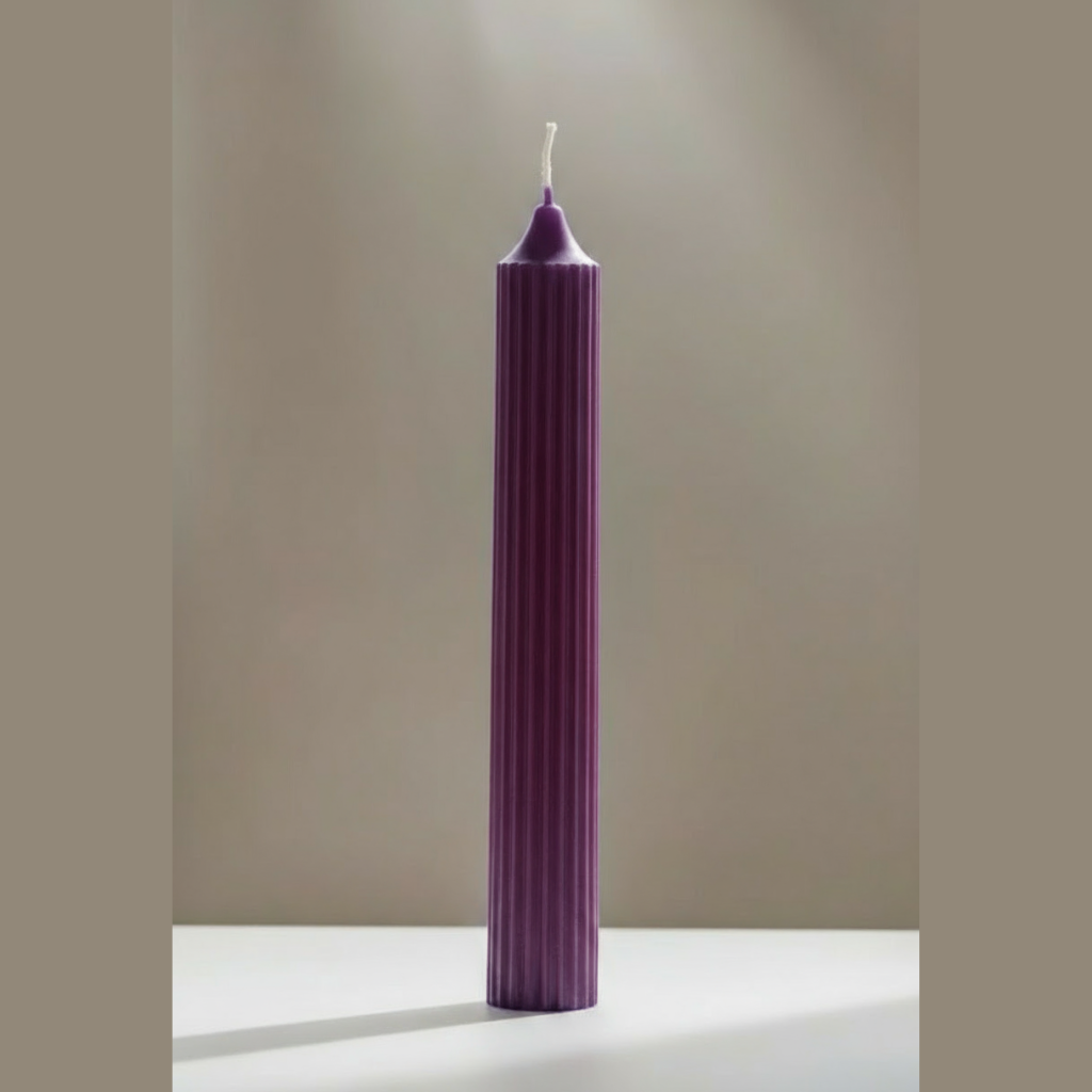 Vela Mística Morada 18,5cm - Chakra Tercer Ojo | ArteLabella