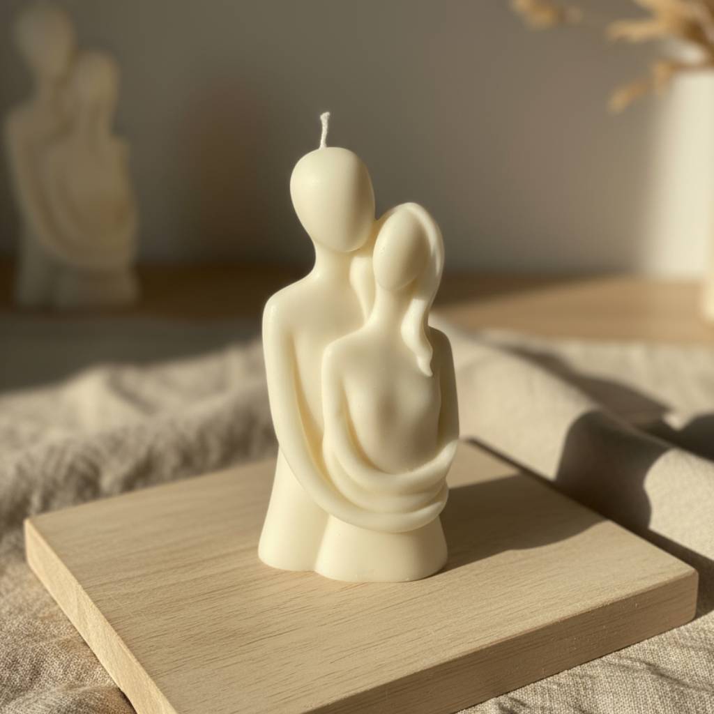 Vela Decorativa Pareja Abrazo - Amor Eterno