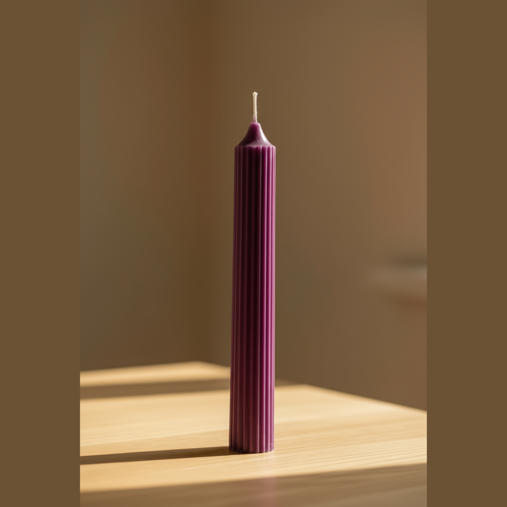 Vela Mística Morada 18,5cm - Chakra Tercer Ojo | ArteLabella
