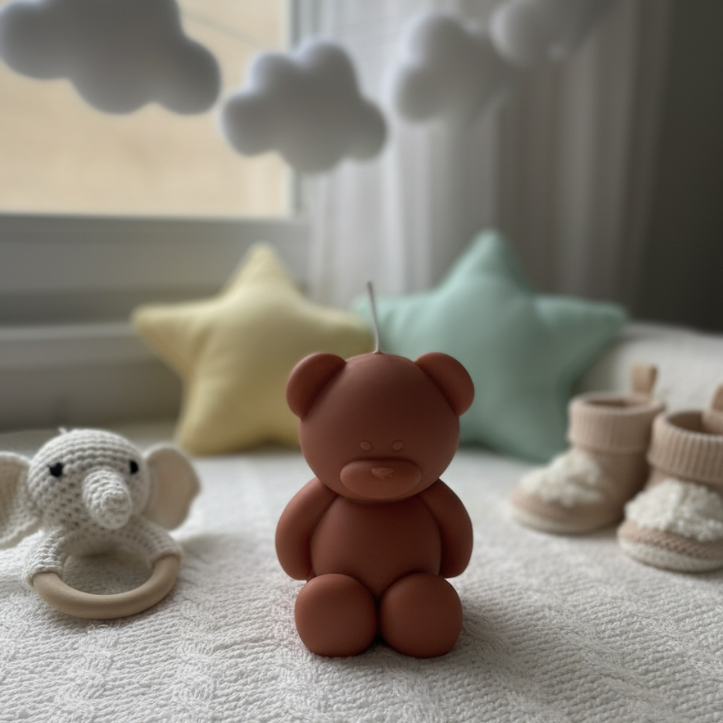 Vela Decorativa Osito - Teddy Bear