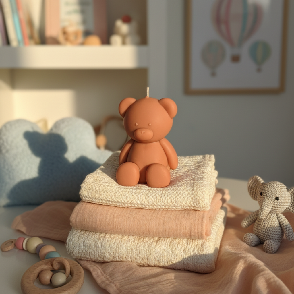 Vela Decorativa Osito - Teddy Bear