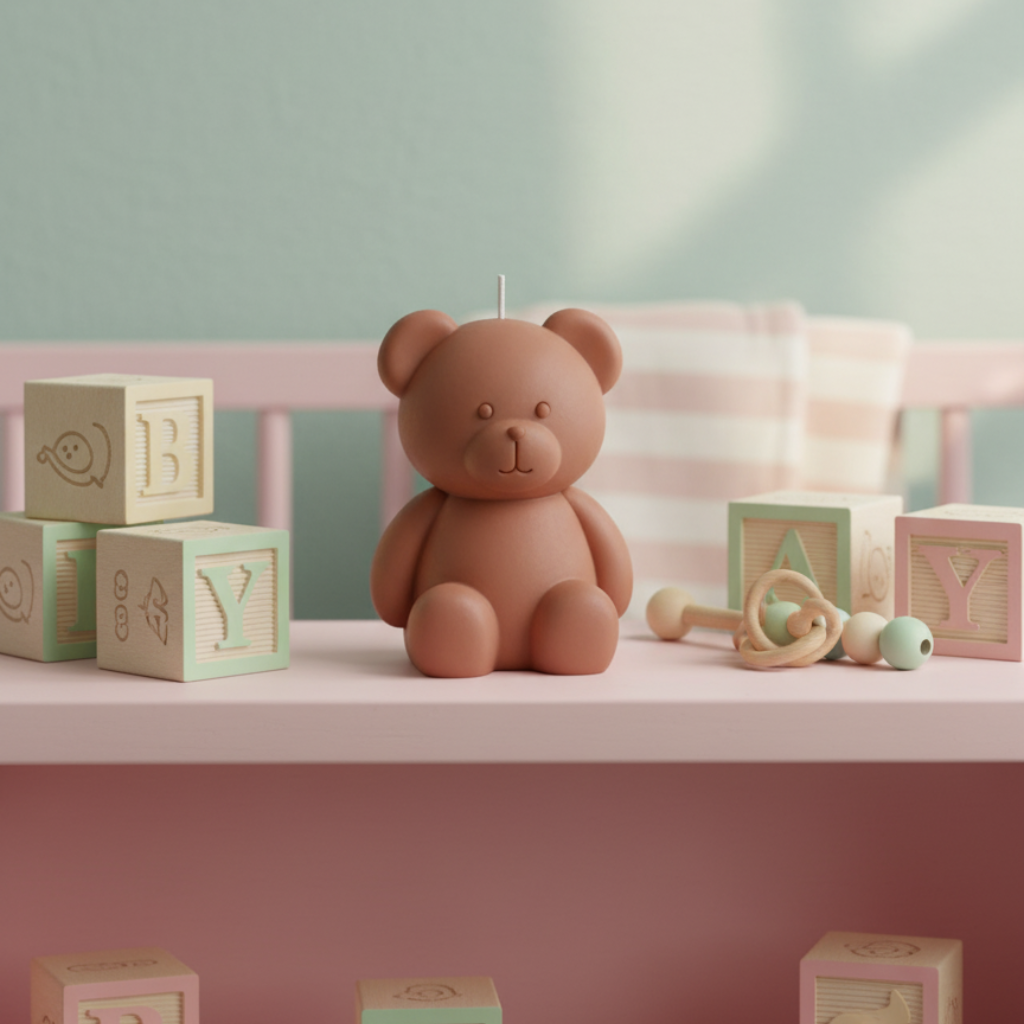 Vela Decorativa Osito - Teddy Bear