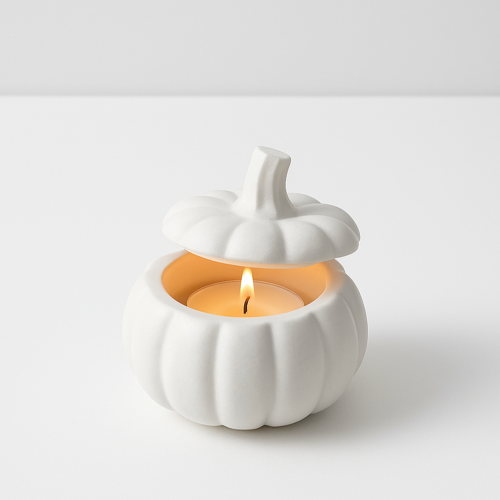 Vela Aromática Calabaza Blanca - Pequeña
