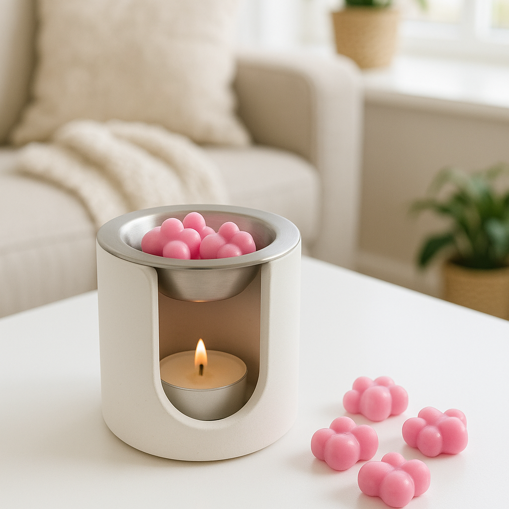 Quemador Wax Melts Moderno Blanco