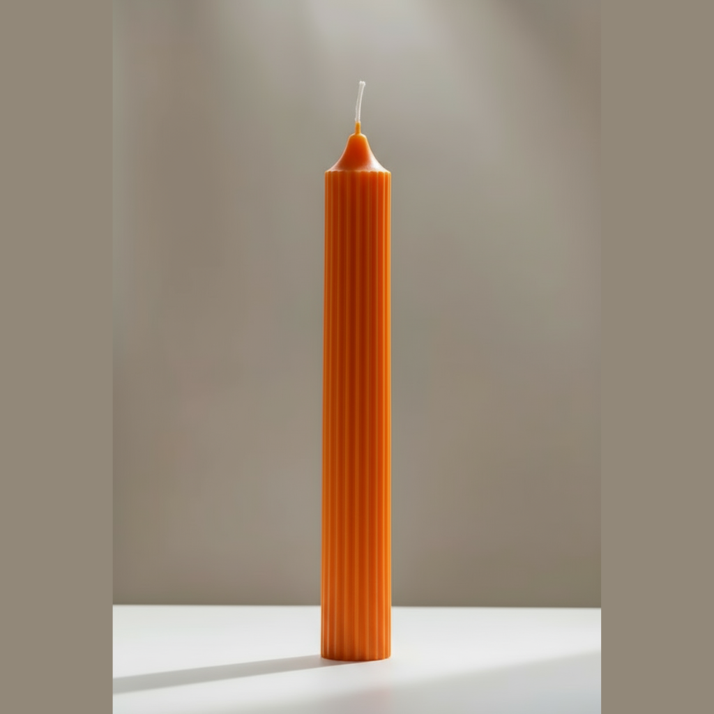 Vela Mística Naranja 20cm - Éxito y Atracción | ArteLabella