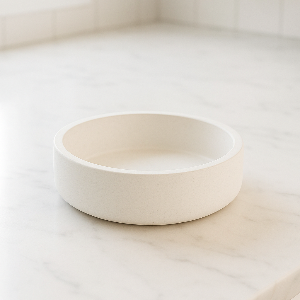 Cuenco Decorativo Minimalista Blanco