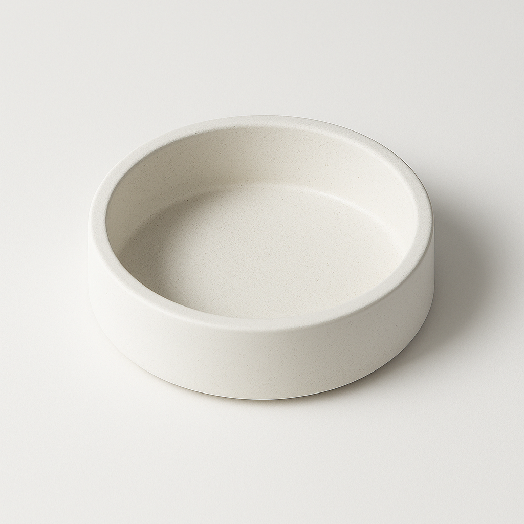 Cuenco Decorativo Minimalista Blanco