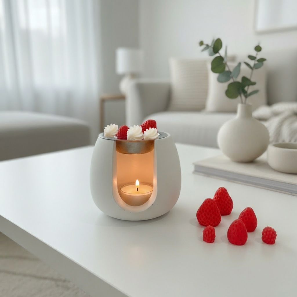 Wax Melts Fresa y Nata - Aroma Dulce (+ 100 horas)