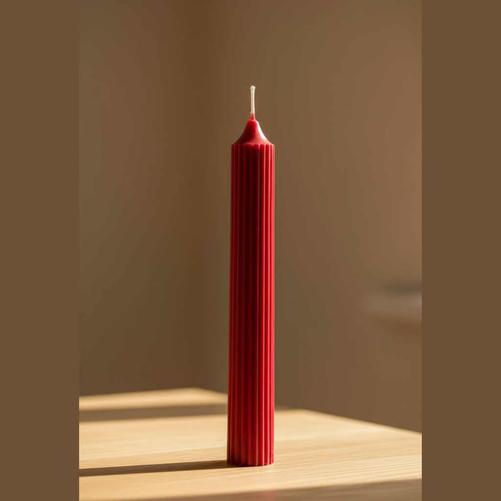 Vela Mística Roja 18,5cm - Chakra Raíz | ArteLabella