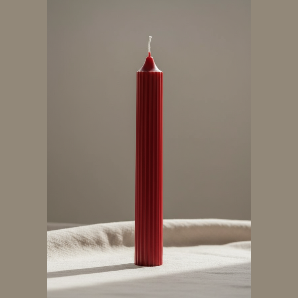 Vela Mística Roja 18,5cm - Chakra Raíz | ArteLabella