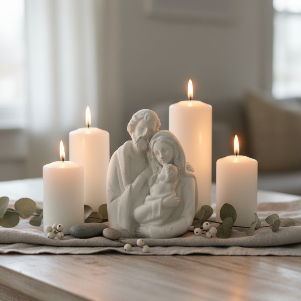 Belén Sagrada Familia - Decoración Navideña