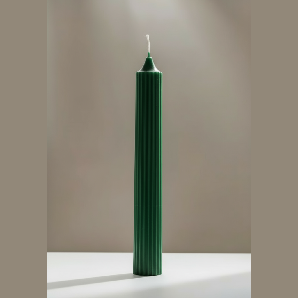 Vela Mística Verde 18,5cm - Chakra Corazón | ArteLabella