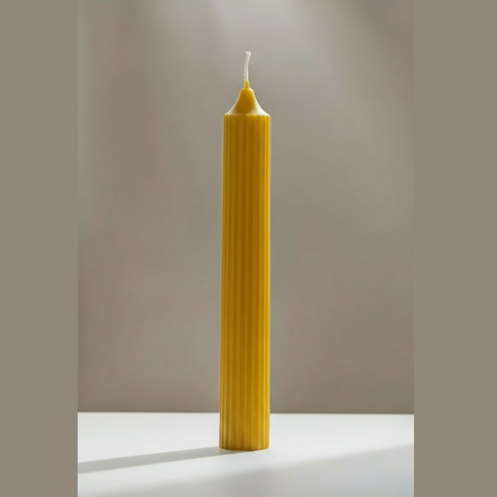 Vela Mística Amarilla 18,5cm - Chakra Plexo Solar | ArteLabella