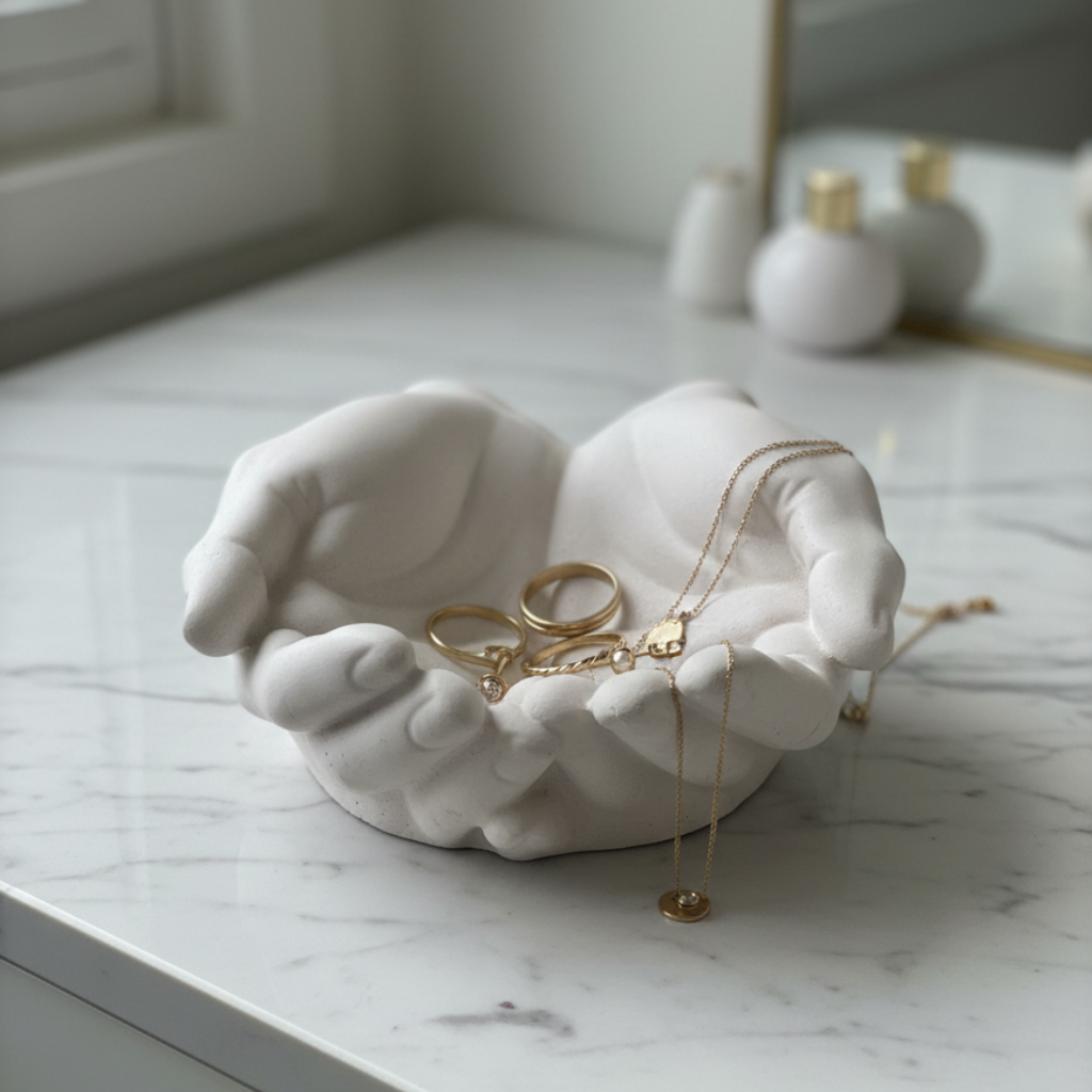 Manos Escultóricas - Bandeja Decorativa