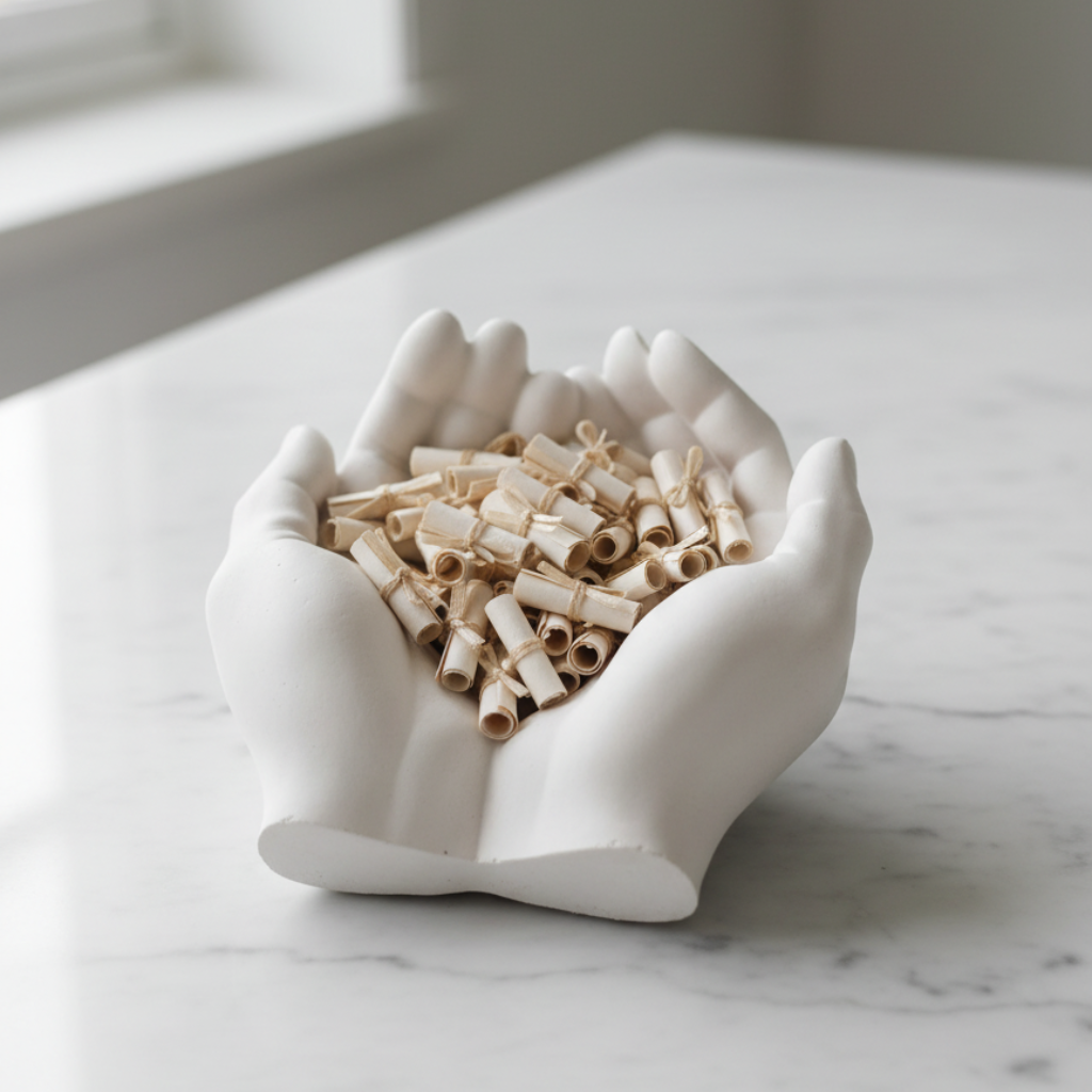 Manos Escultóricas - Bandeja Decorativa