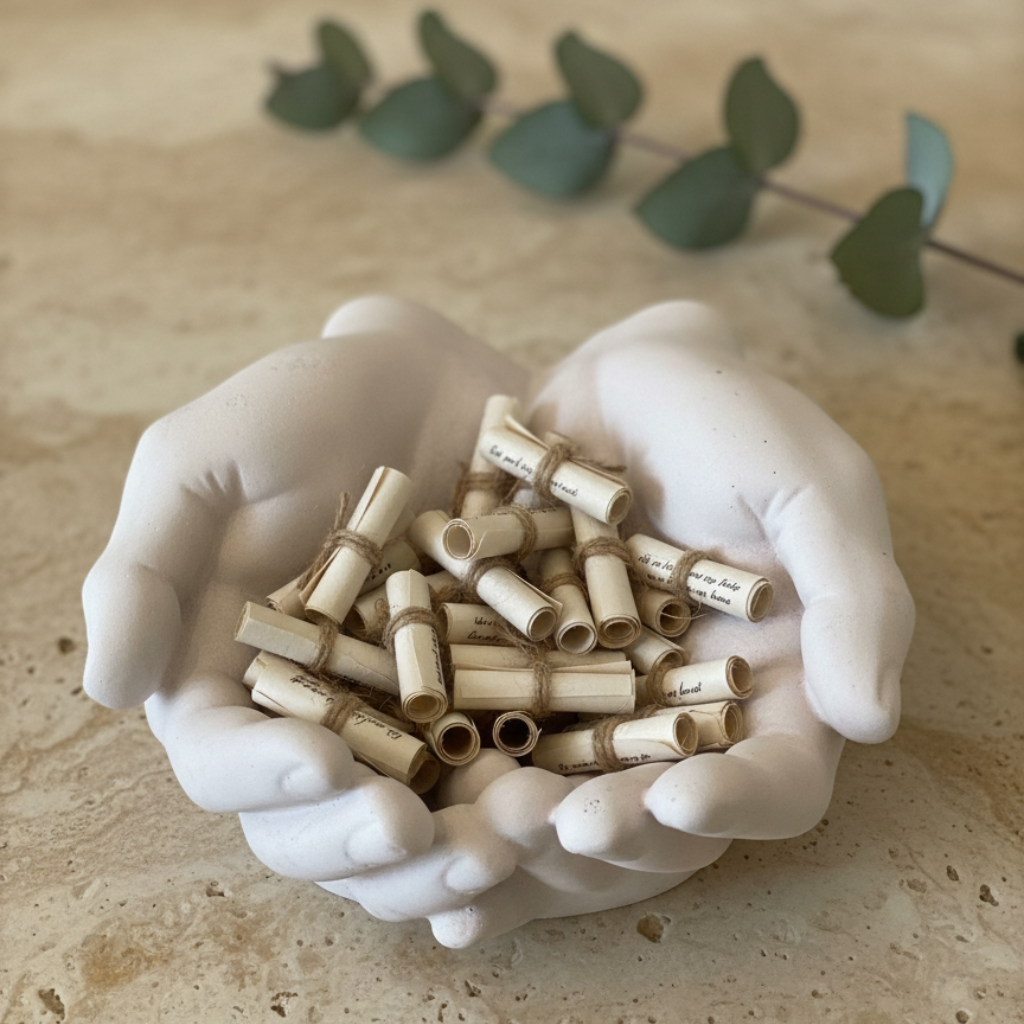 Manos Escultóricas - Bandeja Decorativa