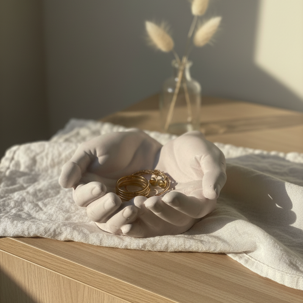 Manos Escultóricas - Bandeja Decorativa