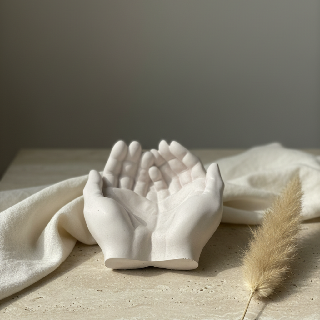 Manos Escultóricas - Bandeja Decorativa