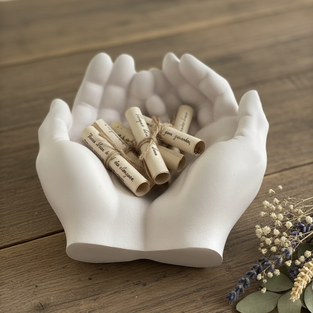 Manos Escultóricas - Bandeja Decorativa