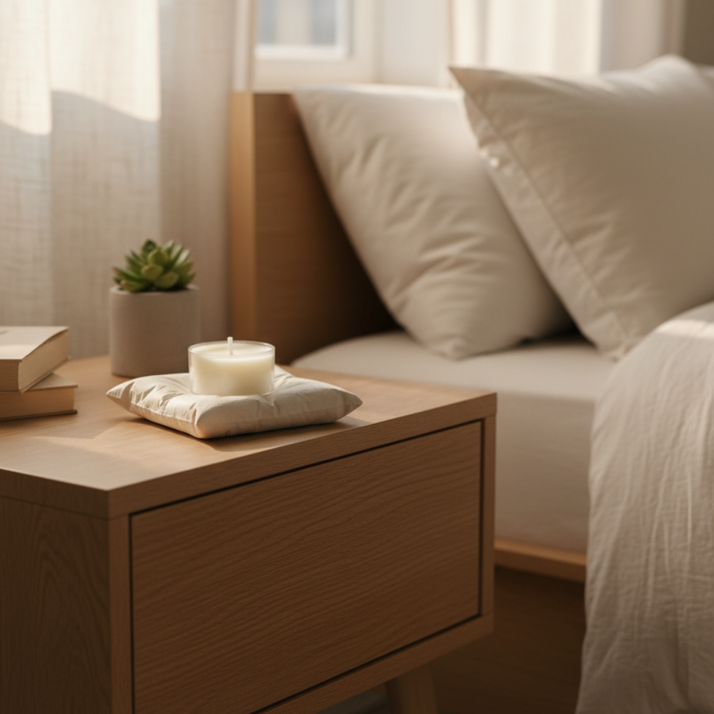 Portavelas Cojín - Decorativo