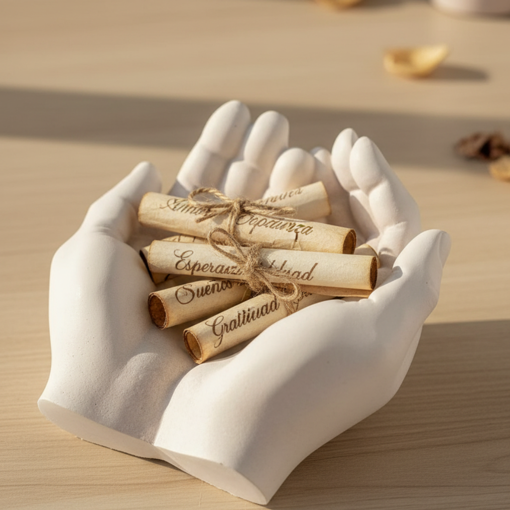 Manos Escultóricas - Bandeja Decorativa