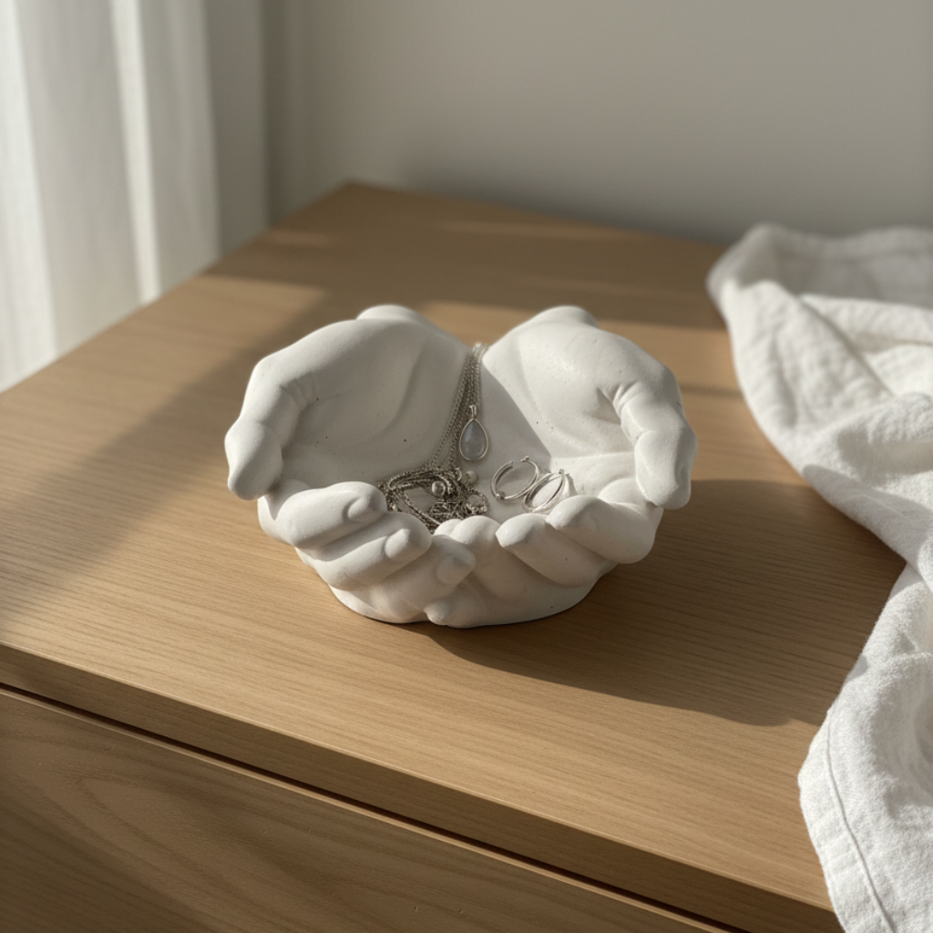 Manos Escultóricas - Bandeja Decorativa