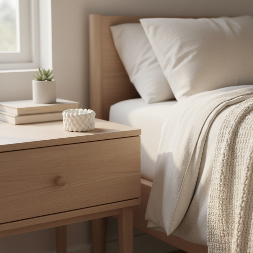 Portavelas Cuerda Trenzada - Artesanal