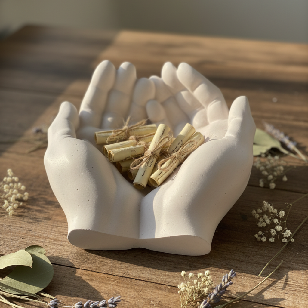 Manos Escultóricas - Bandeja Decorativa