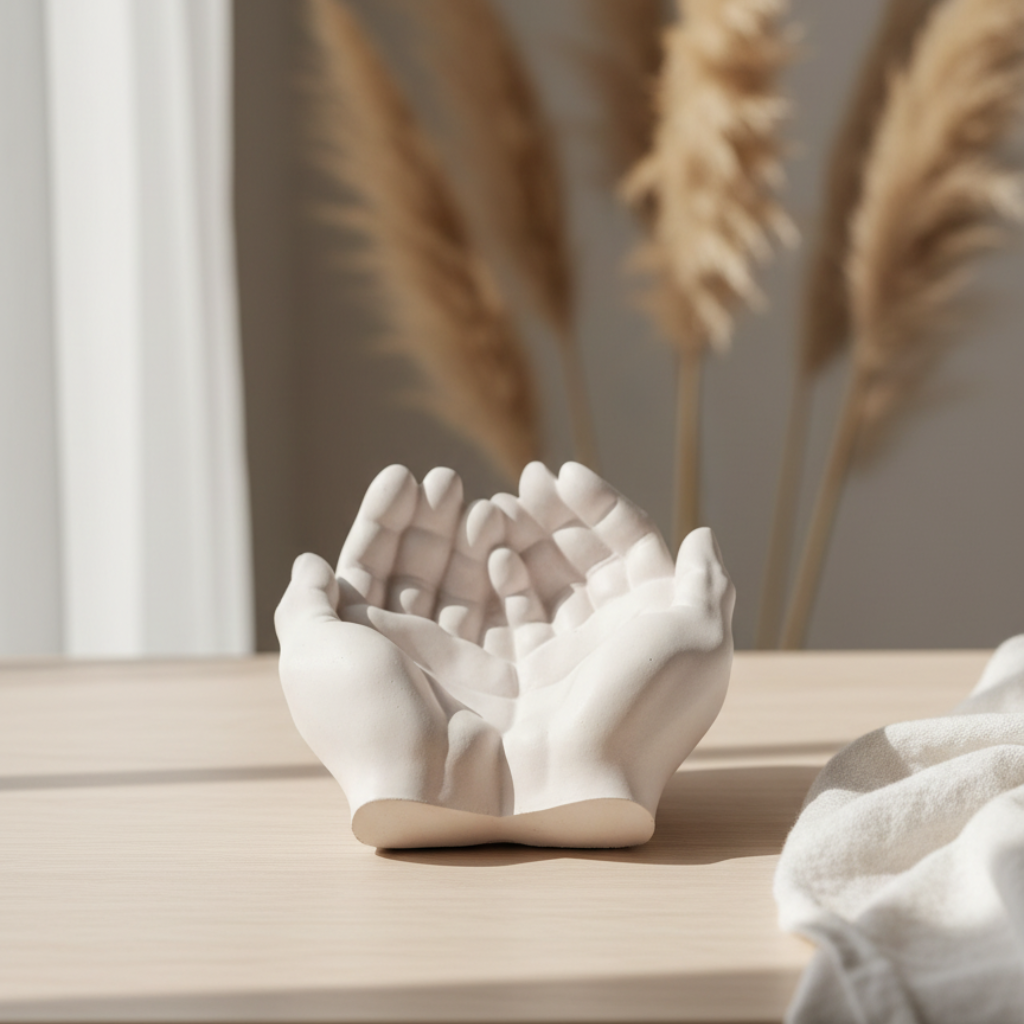 Manos Escultóricas - Bandeja Decorativa