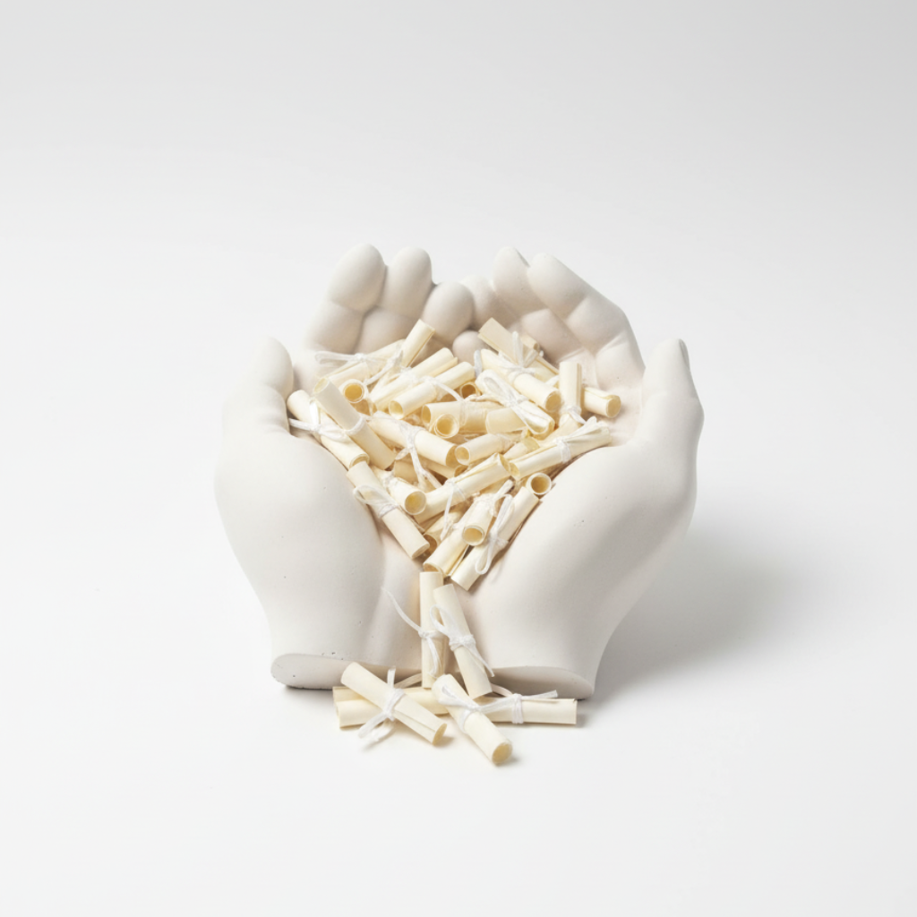 Manos Escultóricas - Bandeja Decorativa