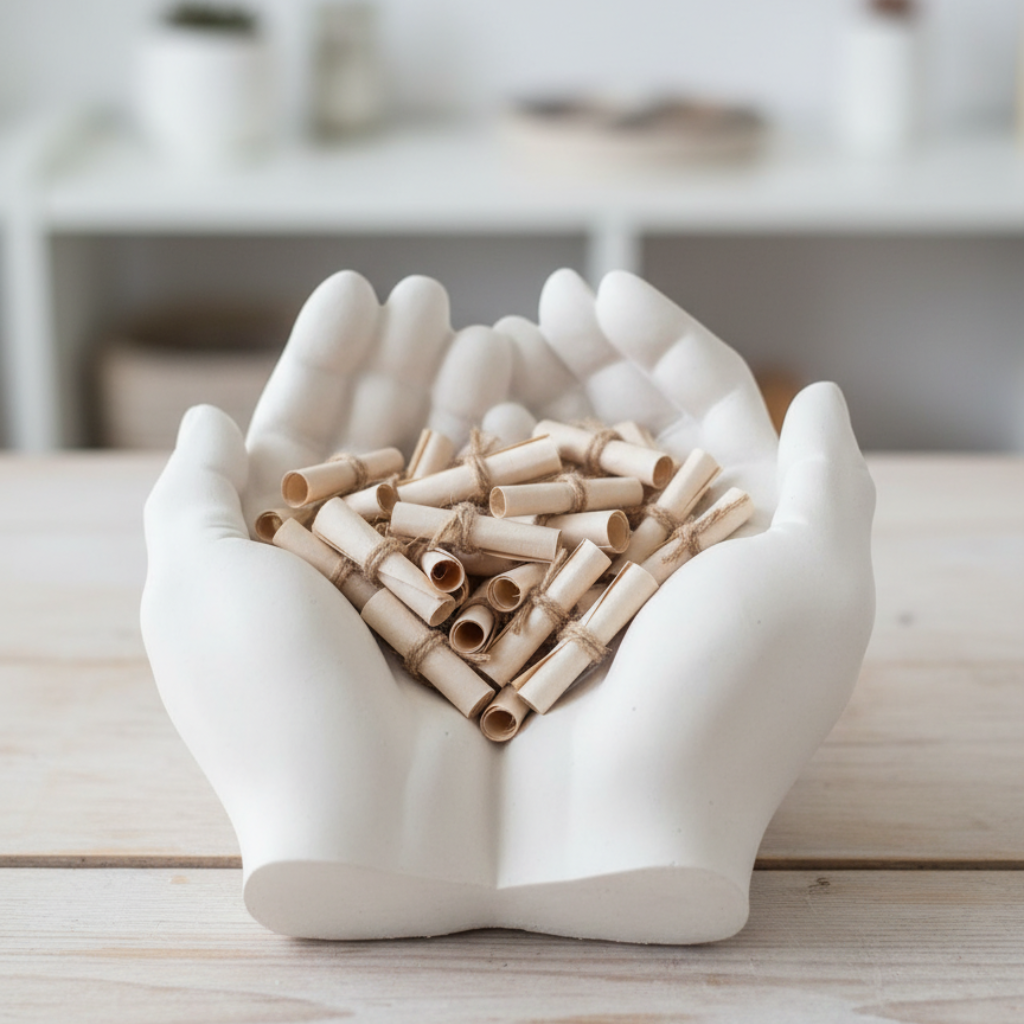 Manos Escultóricas - Bandeja Decorativa