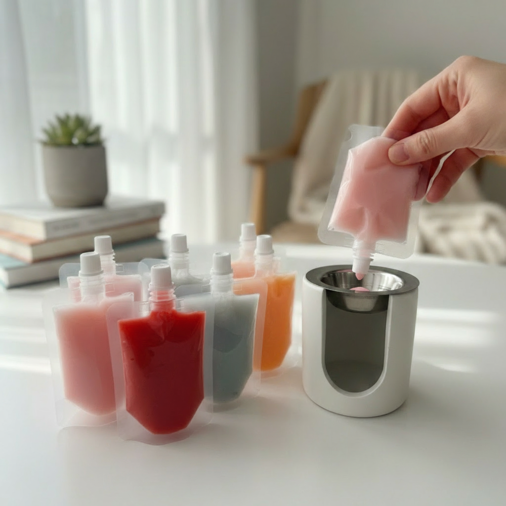 Pack Quemador Redondo + Wax Melts Exprimible