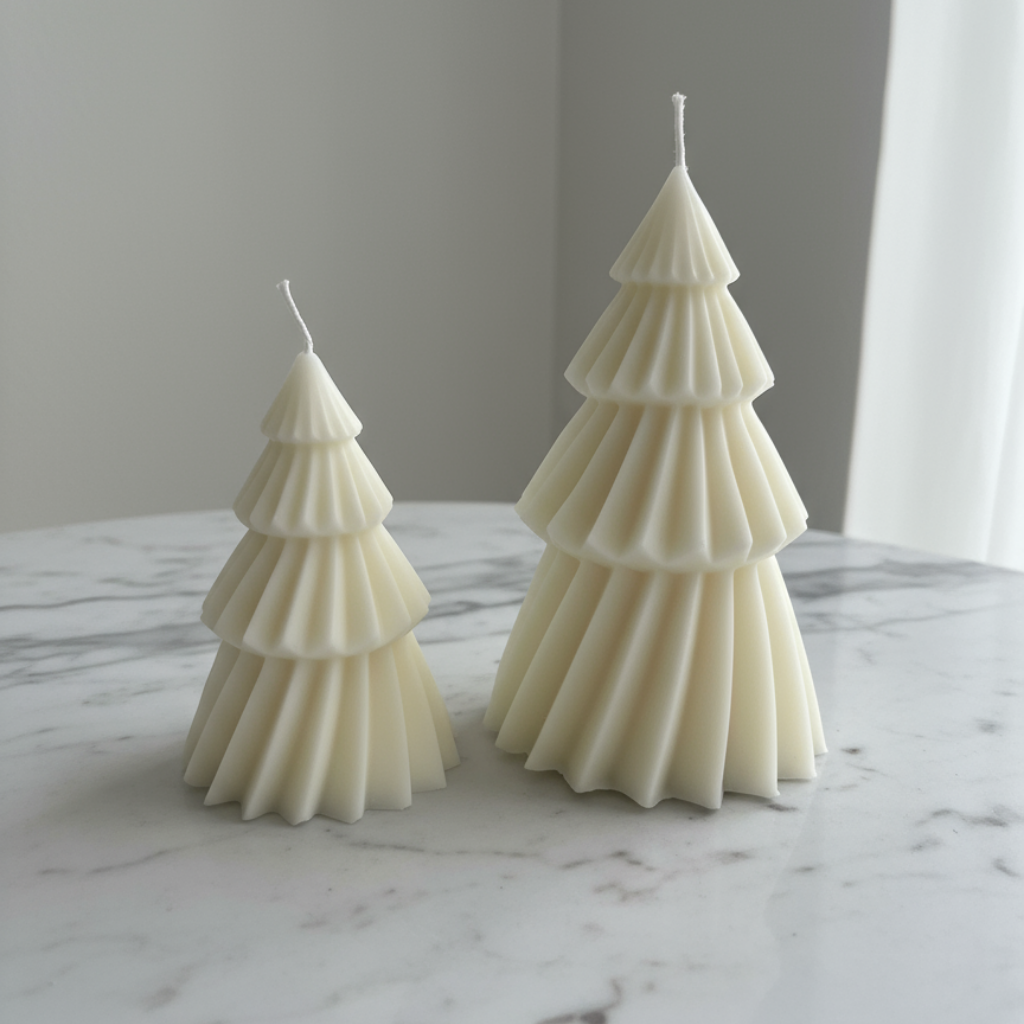 Velas Decorativas Árbol de Navidad - Set de 2