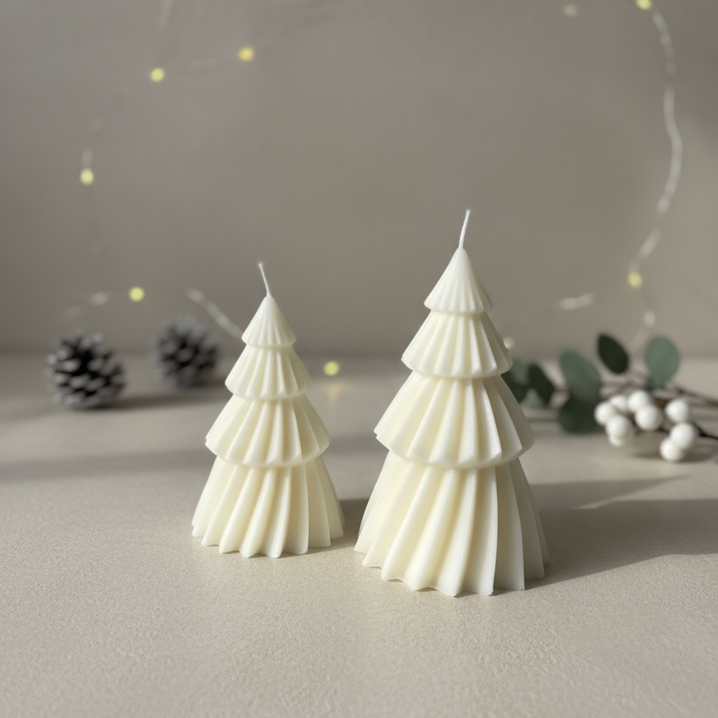 Velas Decorativas Árbol de Navidad - Set de 2