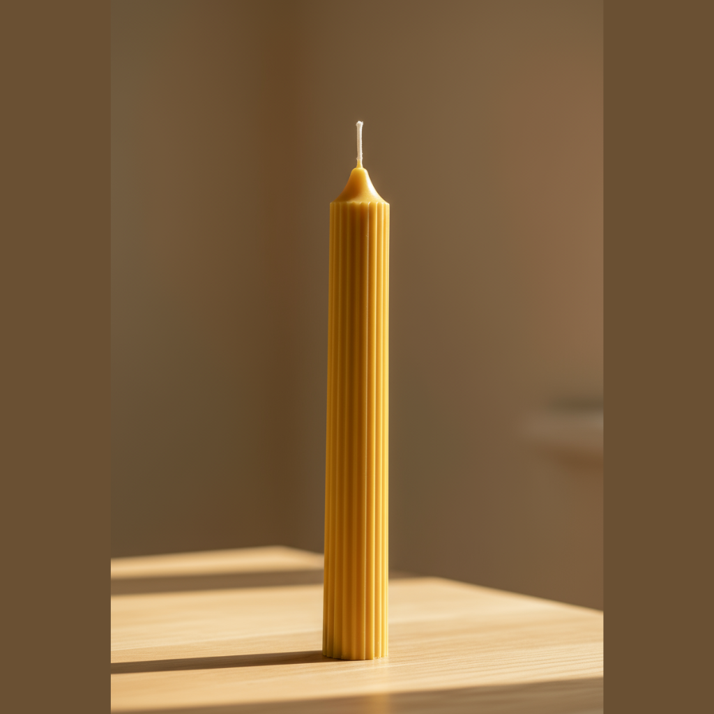 Vela Mística Amarilla 18,5cm - Chakra Plexo Solar | ArteLabella