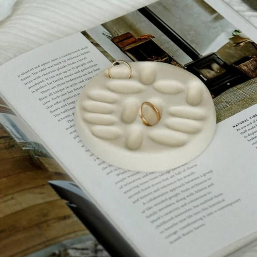 Bandeja Organizadora de Joyas - Joyero Decorativo Blanco