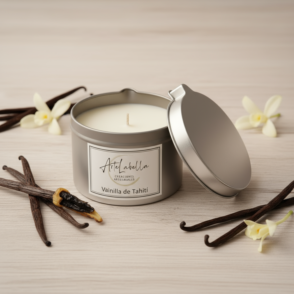 Vela de Masaje de Cera de Soja Natural 250ml