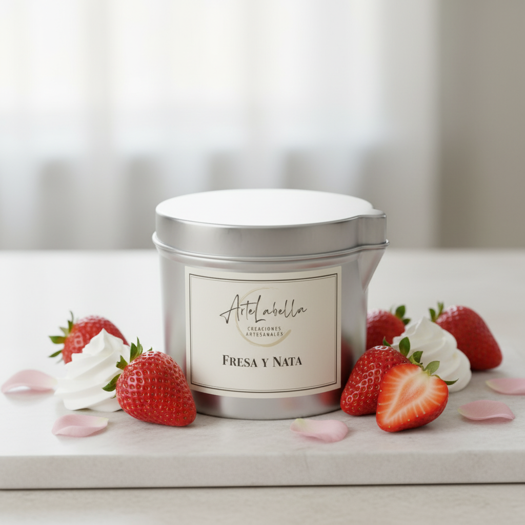 Vela de Masaje de Cera de Soja Natural 250ml