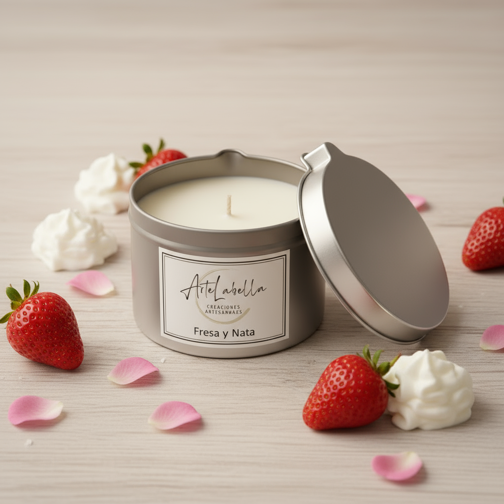 Vela de Masaje de Cera de Soja Natural 250ml