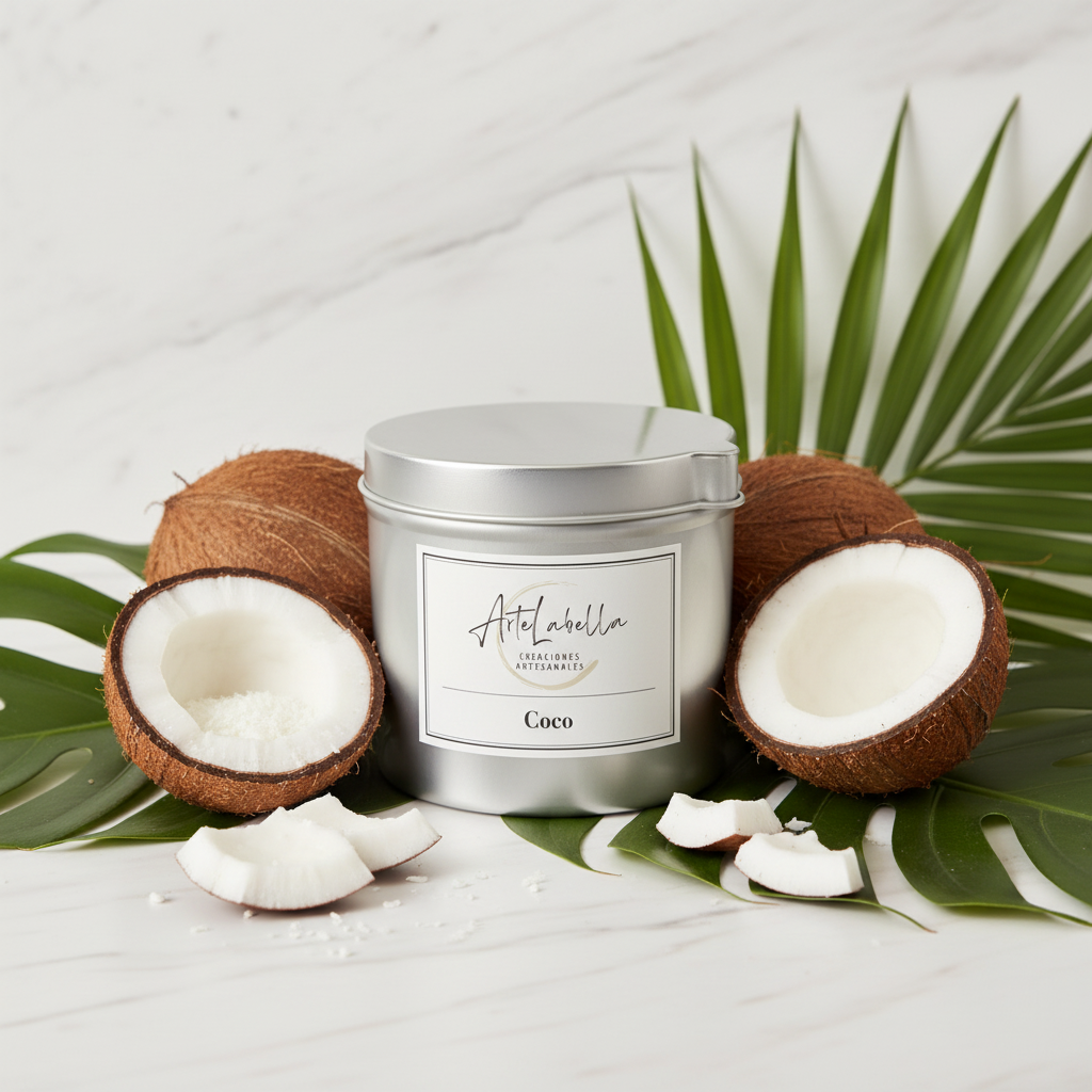 Vela de Masaje de Cera de Soja Natural 250ml