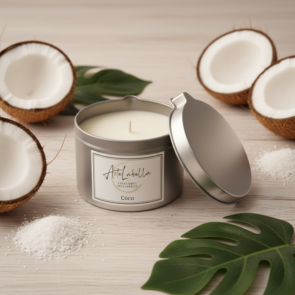 Vela de Masaje de Cera de Soja Natural 250ml