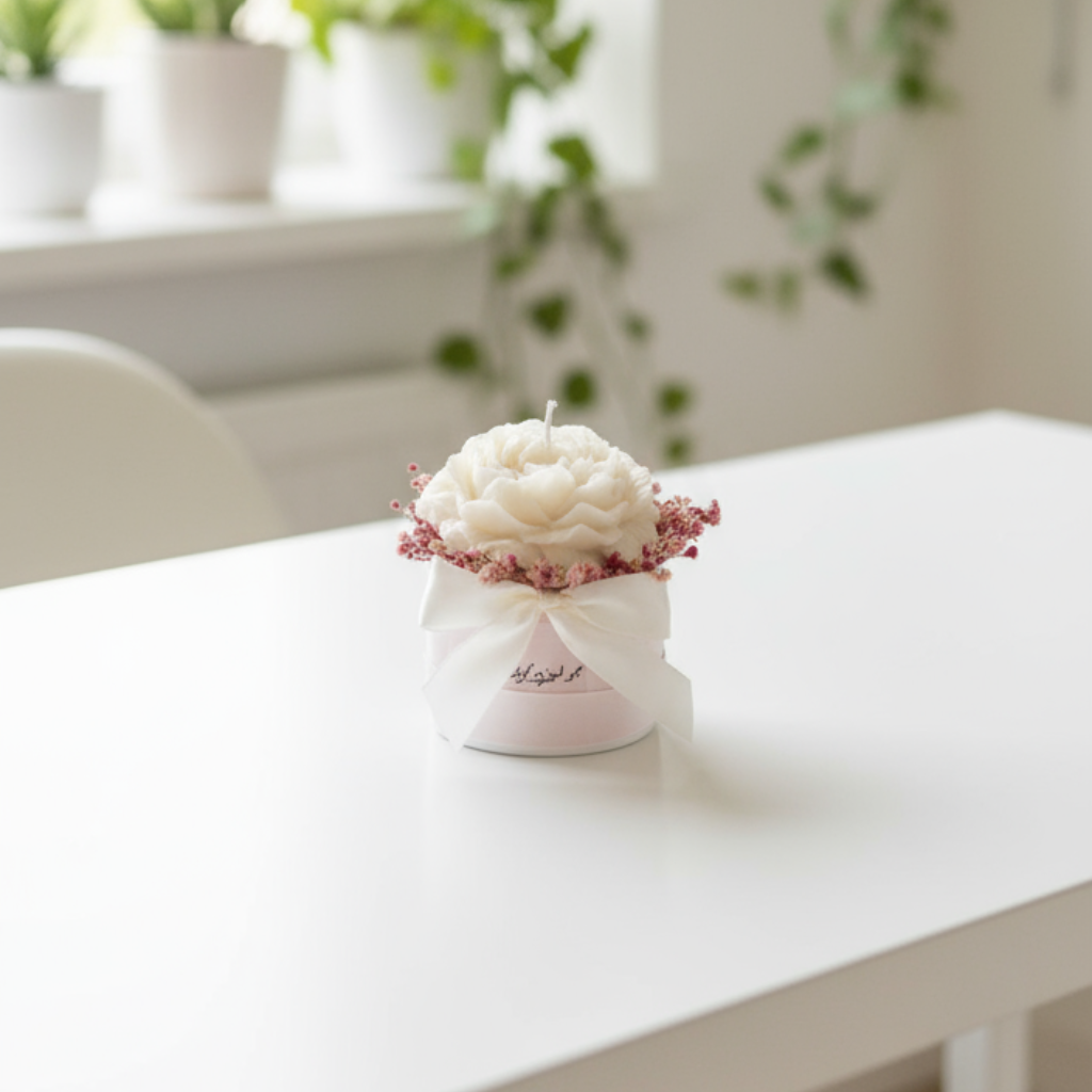 Bouquet Susurro - Rosa de Cera y Flores Secas