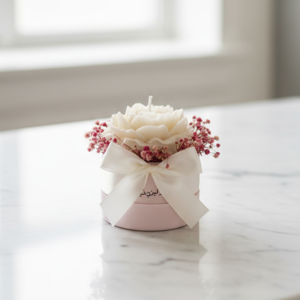 Bouquet Susurro - Rosa de Cera y Flores Secas