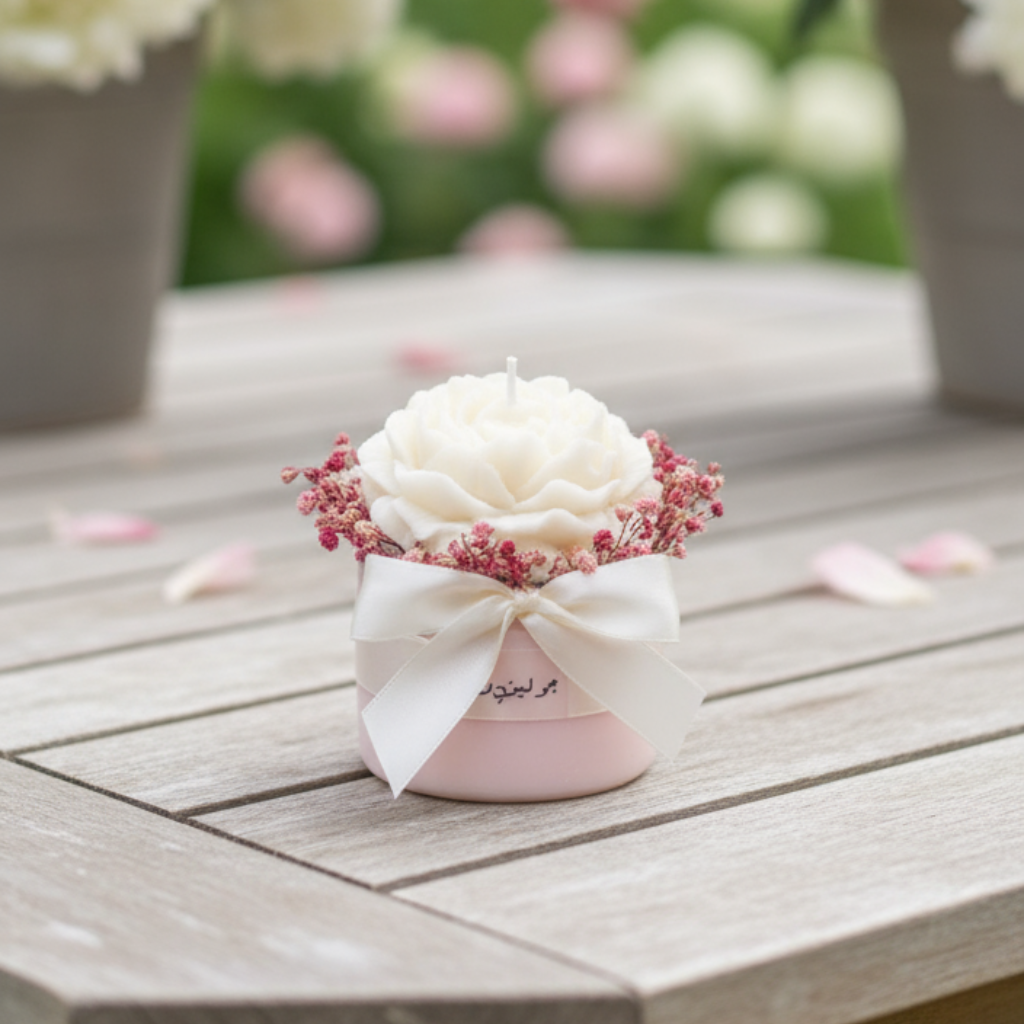 Bouquet Susurro - Rosa de Cera y Flores Secas