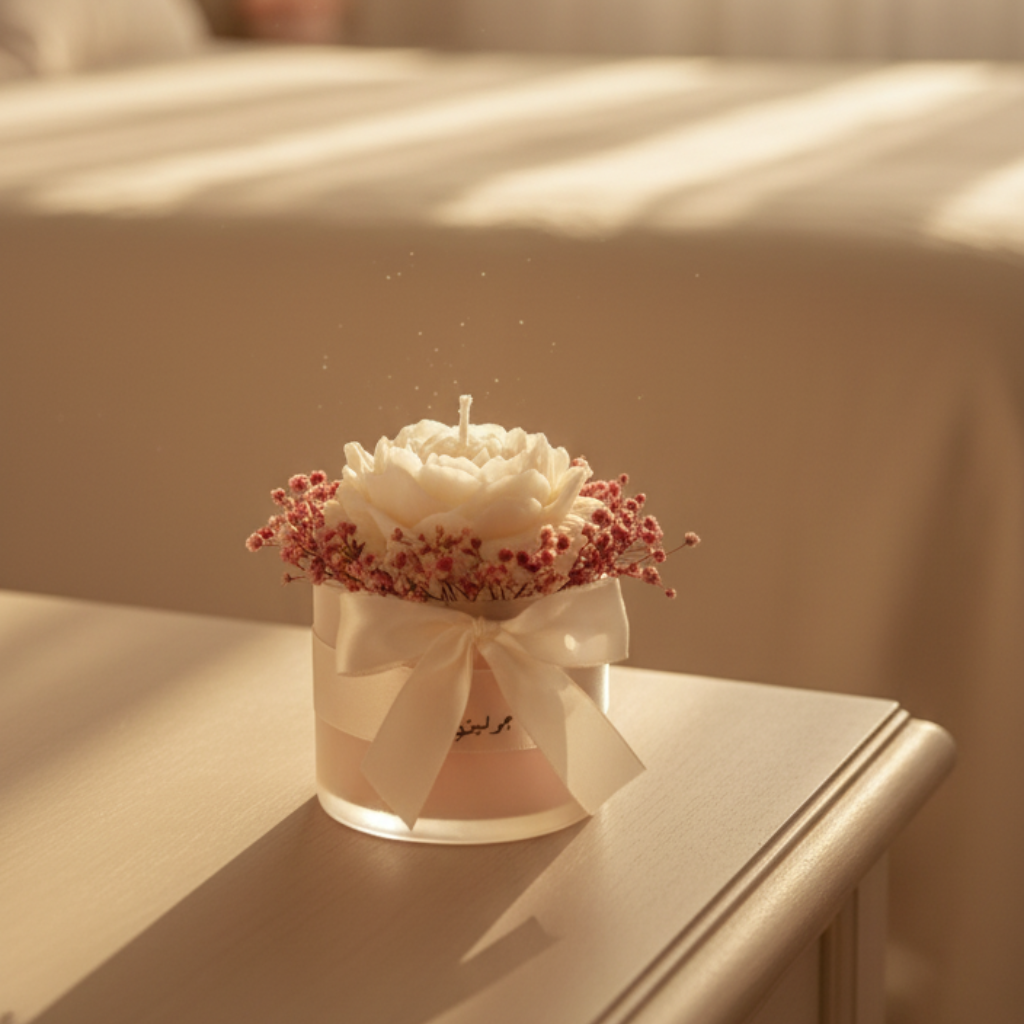 Bouquet Susurro - Rosa de Cera y Flores Secas