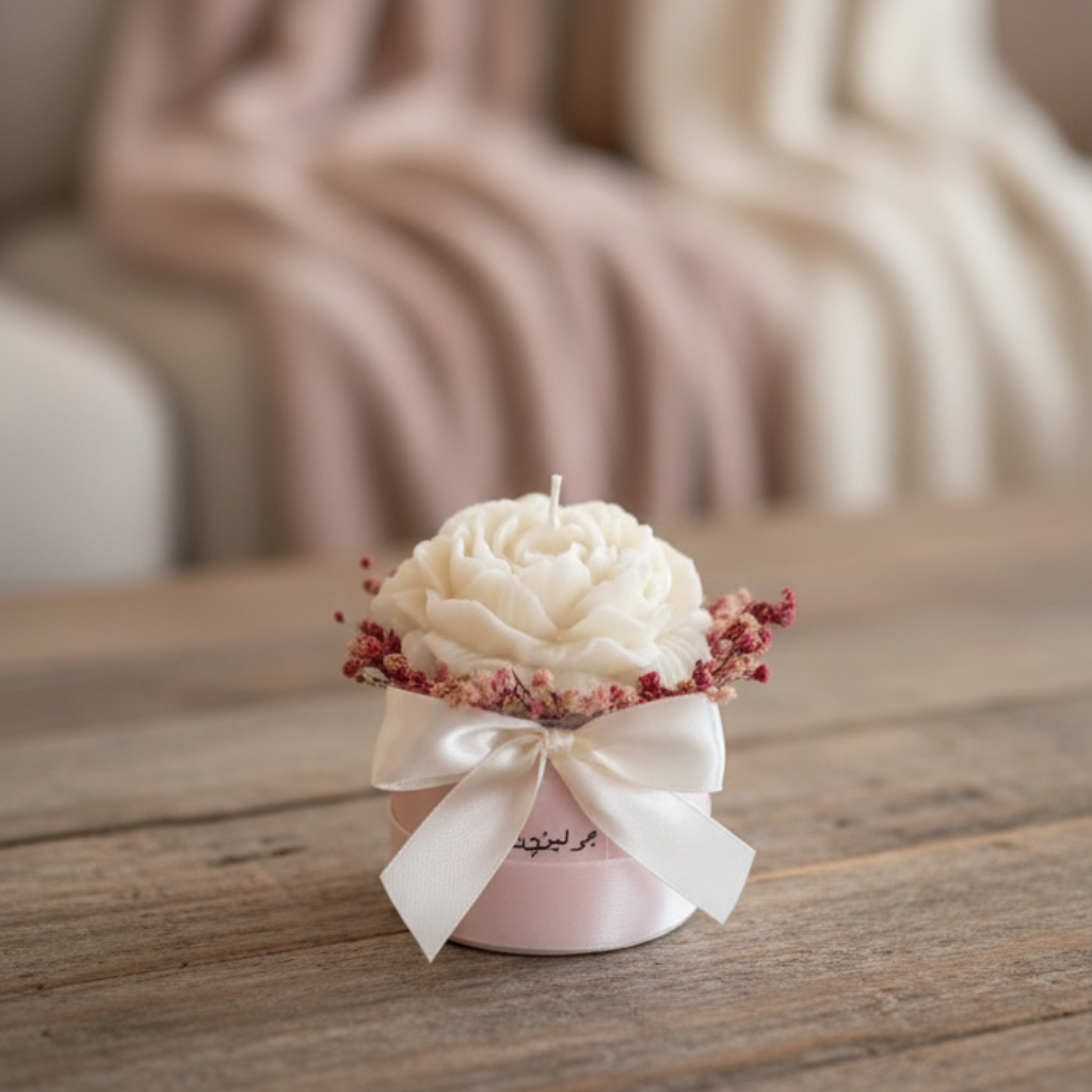 Bouquet Susurro - Rosa de Cera y Flores Secas