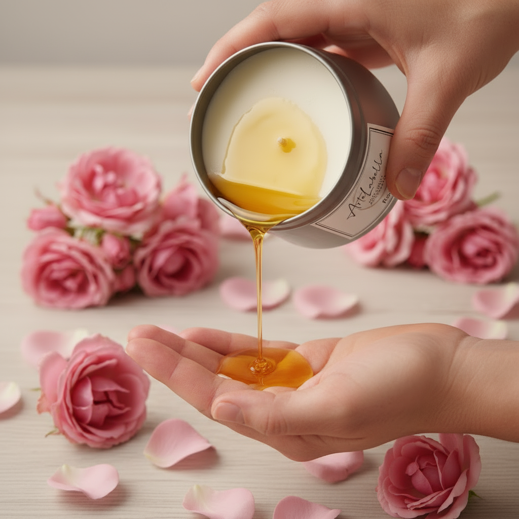 Vela de Masaje de Cera de Soja Natural 250ml