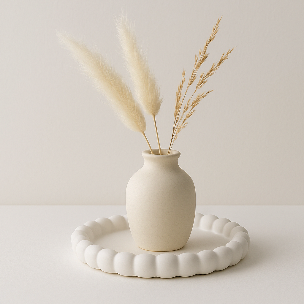 Bandeja Organizadora Blanca Burbuja - Joyero Decorativo